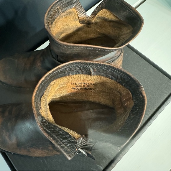 Frye Women’s Veronica Bootie in Antiqued Black Size 6.5 - Picture 7 of 9